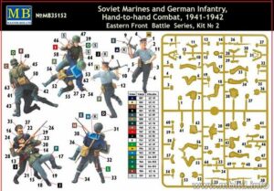 Master Box MB 1/35 35153 WWII Soviet Marines Eastern Front Battle No.3 Attack 
