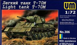 UM-MT Models 1/72 Soviet T-70M LIGHT TANK 
