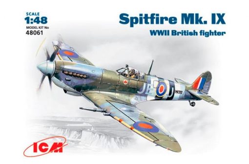 ICM 48061 1/48 Spitfire Mk Plastic Model IX BRITISH FIGHTER aircfraft WWII 